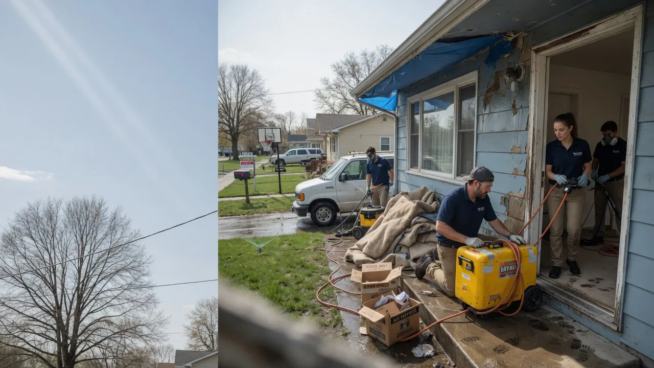 Basement Flood Cleanup in Lathrop, MO near me